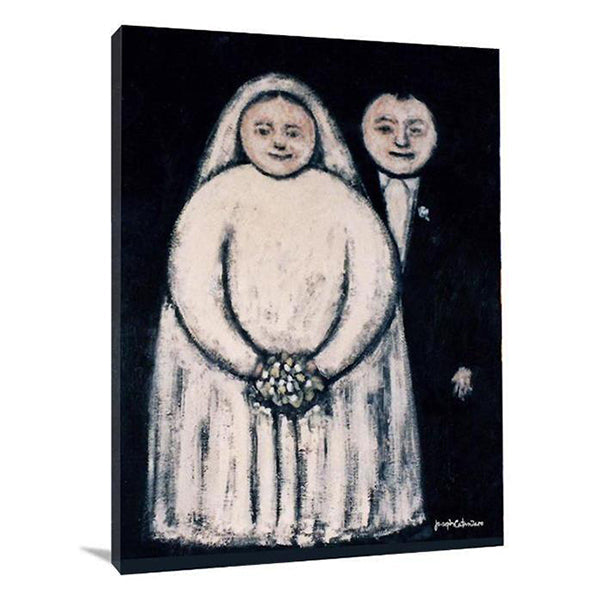 Vintage Wedding Couple Art Print