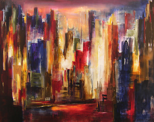 Chicago River Cityscape Canvas Print