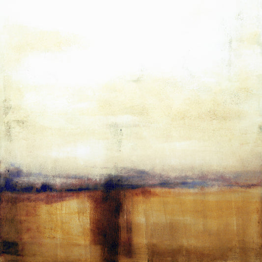 Modern Golden Landscape Art Print