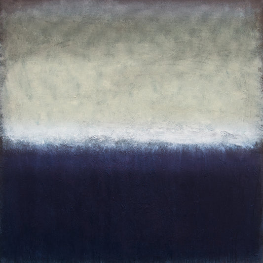 Abstract Midnight Seascape Wall Decor