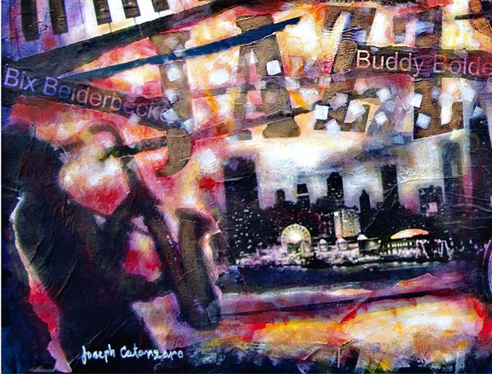 Chicago Art -Canvas Prints - Set of Four - Artist Enhanced