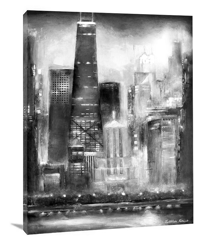Oak Beach Chicago Cityscape Art