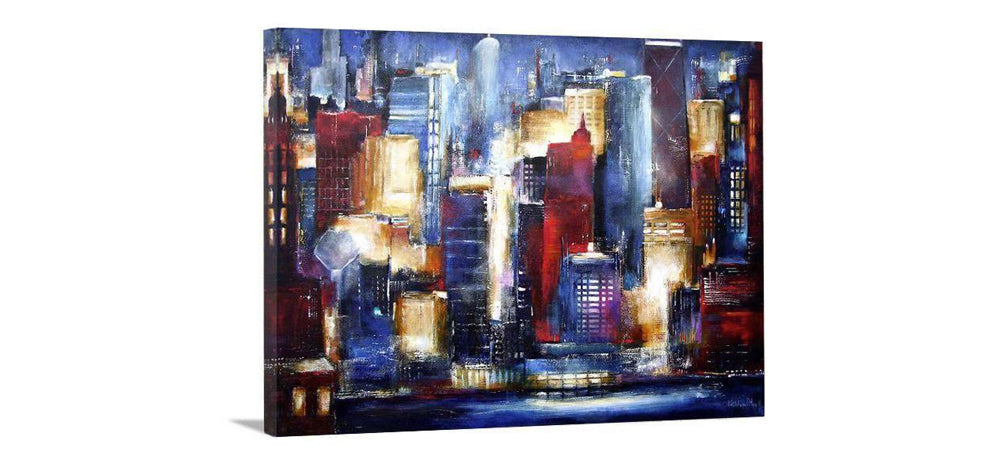 Chicago Skyline Print of the Chicago Shoreline View