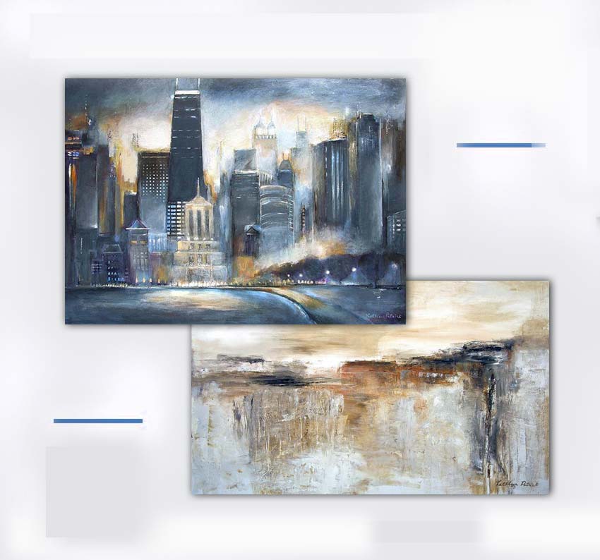 Commission a custom painting from Chicago Skyline Art. We're a Google Trusted Store.