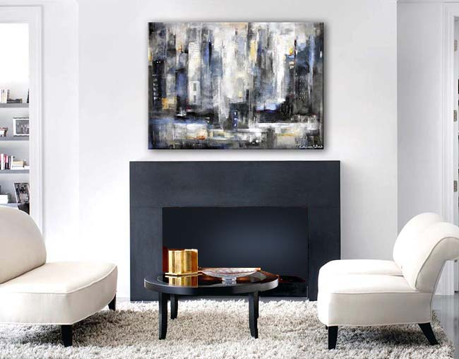 Order a custom painting for your home or office - contemporary artwork designed for you.