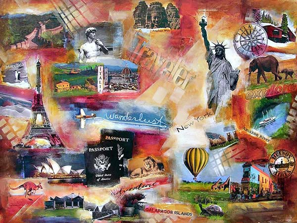 Commission a painting about you most memorable travels.