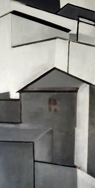 Custom Italian Village Painting Deposit Invoice