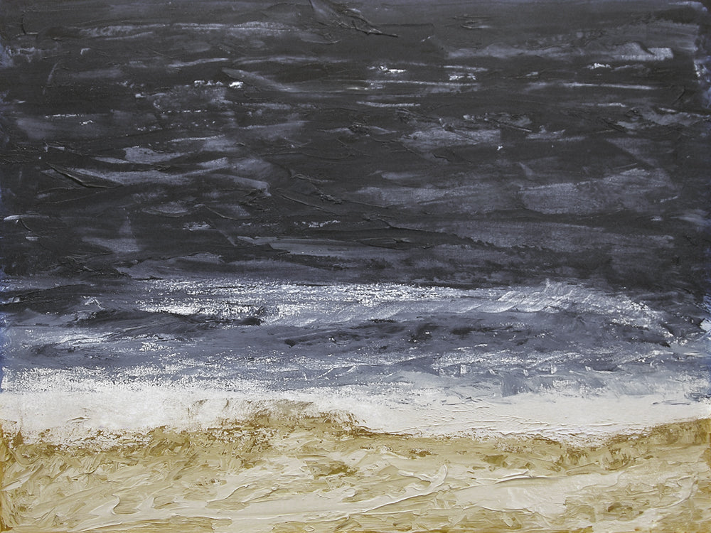 Shoreline Water View Along the Sand