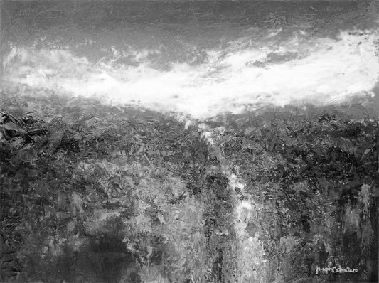 Neutral Landscape Canvas Print - "Evening" by Joseph Catanzaro