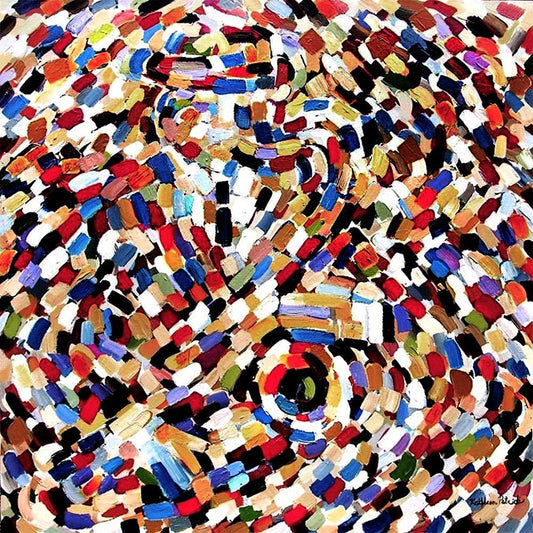 wall art canvas print - Abstract Music Art - Sax Solo Canvas Print