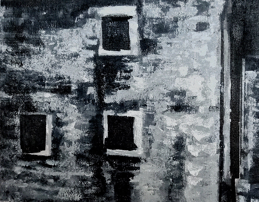 Custom Italian Village Painting Deposit Invoice