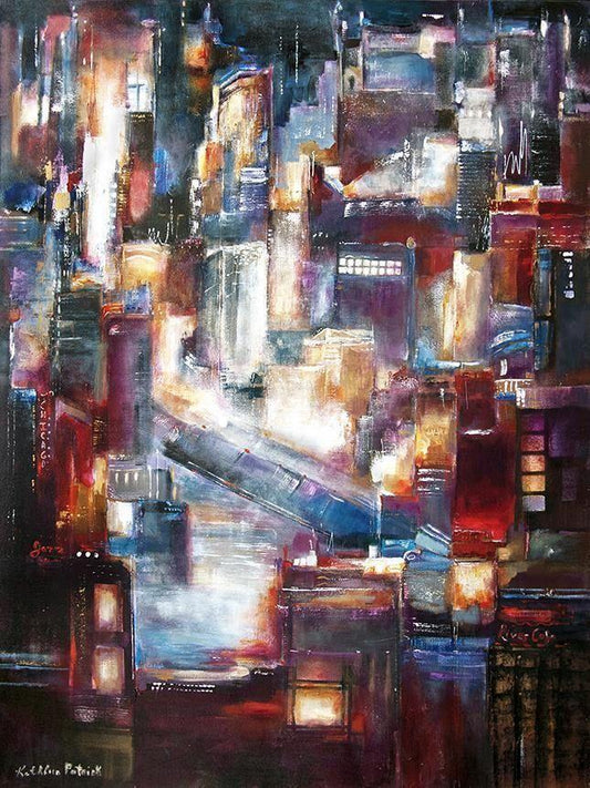 Chicago Skyline Print- "The Bridge is Up - Chicago"