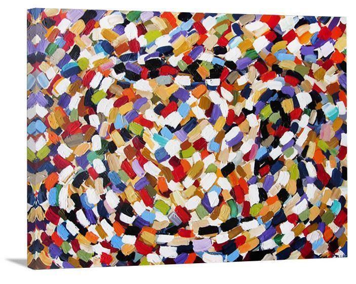 Abstract Painting Print - "Coffee Cup and Saucer" - Chicago Skyline Art