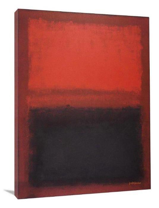 Abstract Art Painting Print - "The Edge of the Night" - Chicago Skyline Art Canvas
