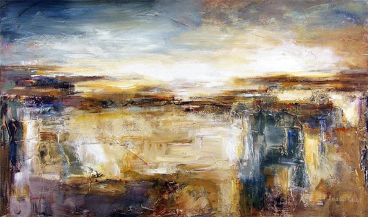 Abstract Contemporary Landscape Print on Canvas