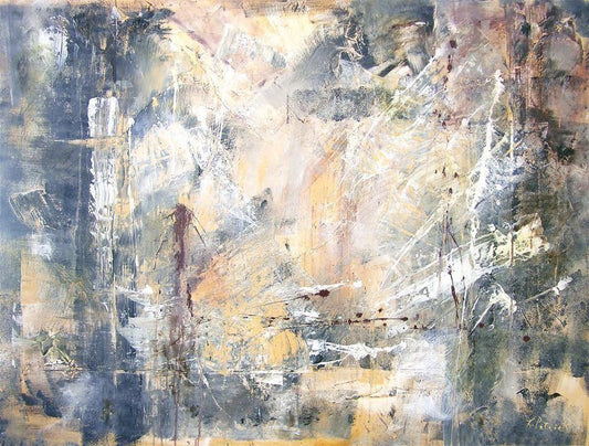 Abstract canvas wrap giclee print