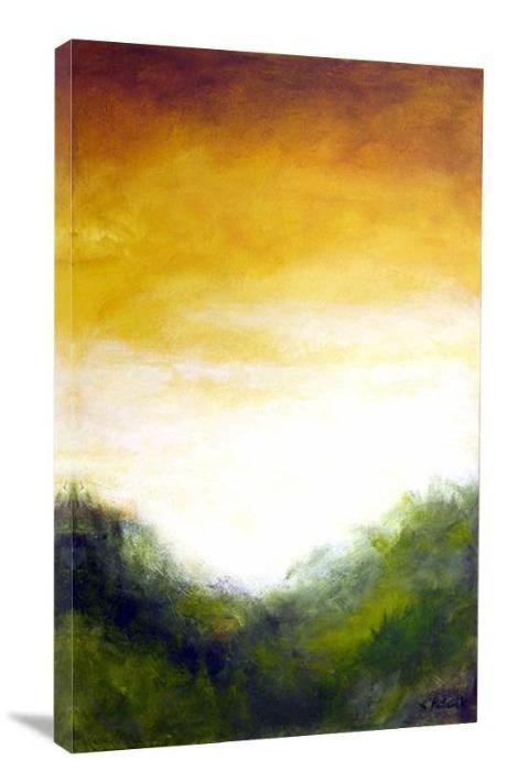 Landscape Canvas Art Print - "Springtime" - Chicago Skyline Art