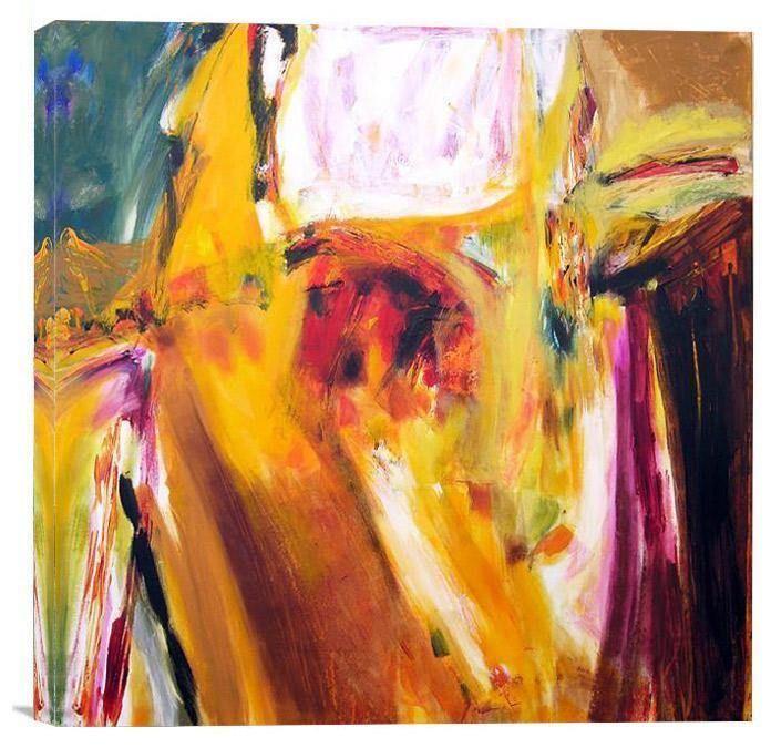 Abstract Art Canvas Print - "Spring Is Coming"