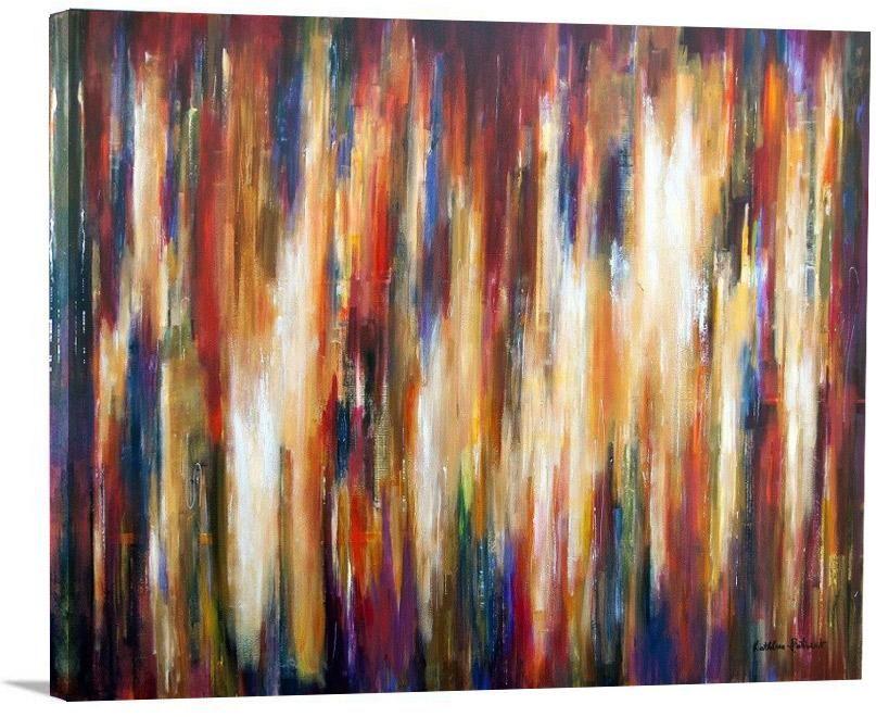 Colorful Abstract Painting Print | Artist Enhanced Available - Canvas Print "City Rhythms 2016"