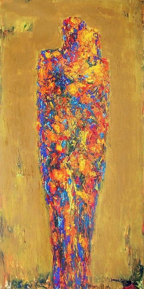 Original People Artwork - Couple in Love Canvas Print - "When We're Together" image