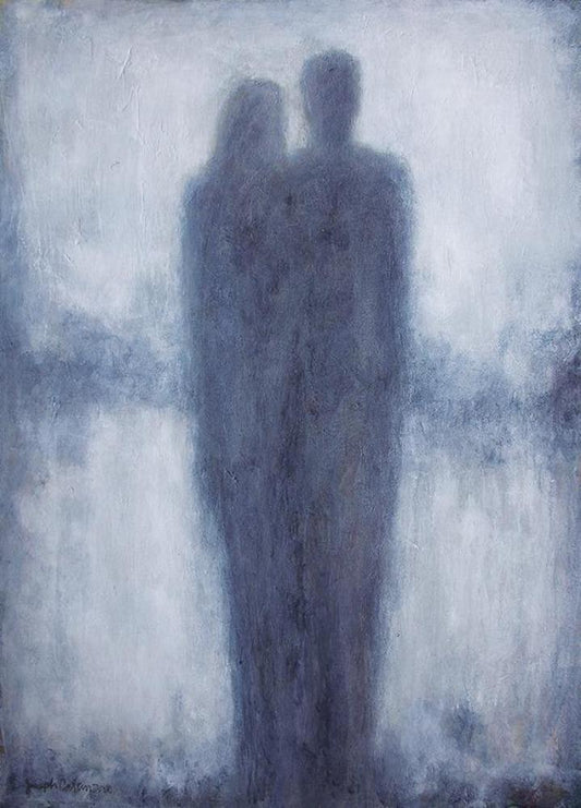 Romantic Couple Canvas Art Print - "Us"