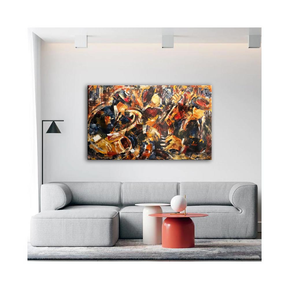 zz Music Canvas Print - "Jazz - Chicago"