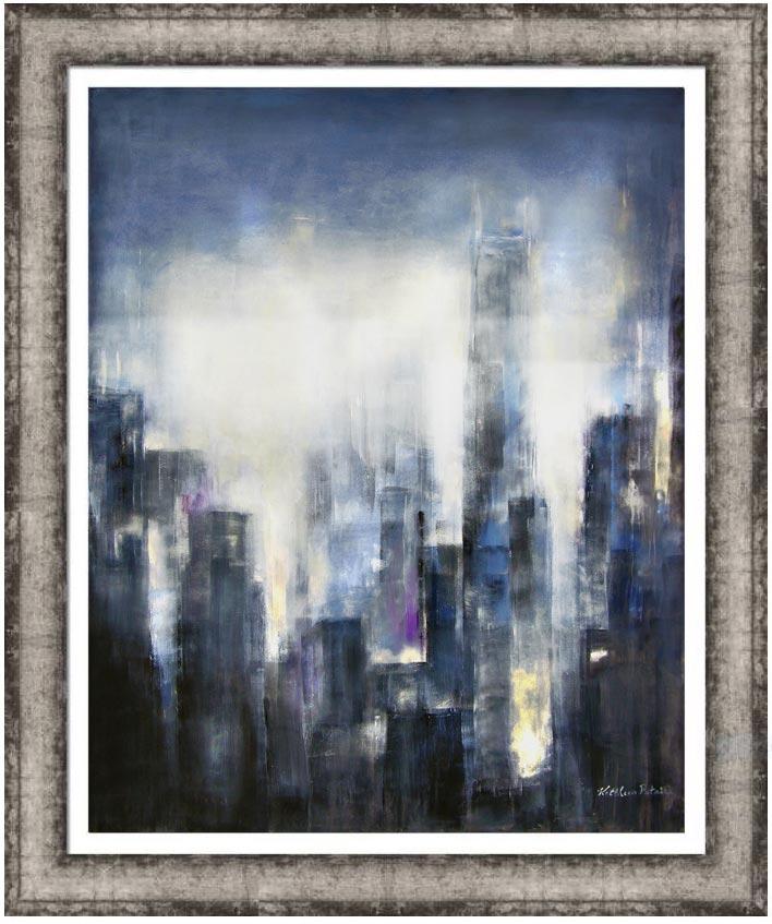 Chicago Skyline Framed Print - "Chicago in the Morning" - Chicago Skyline Art