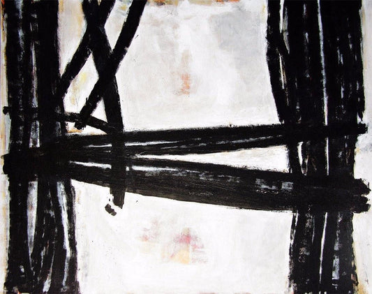 Large Abstract Art Print in Neutrals