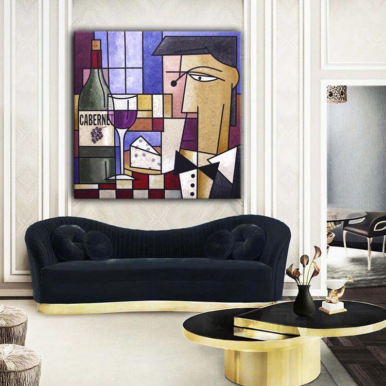 Wine Art Canvas Print "Cabernet"