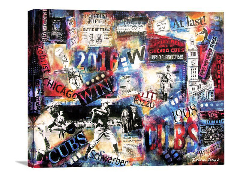 Chicago Cubs 2016 World Series Canvas Print