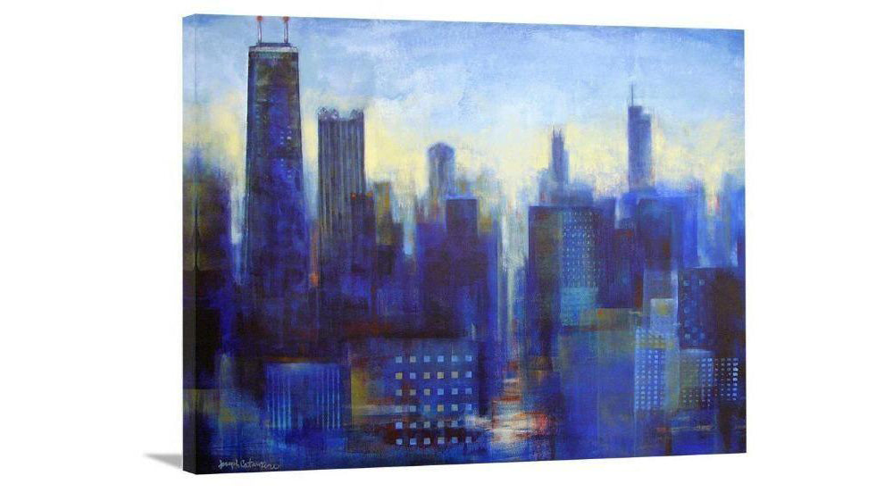 Chicago Skyline Art Print on Canvas - The View From My Window