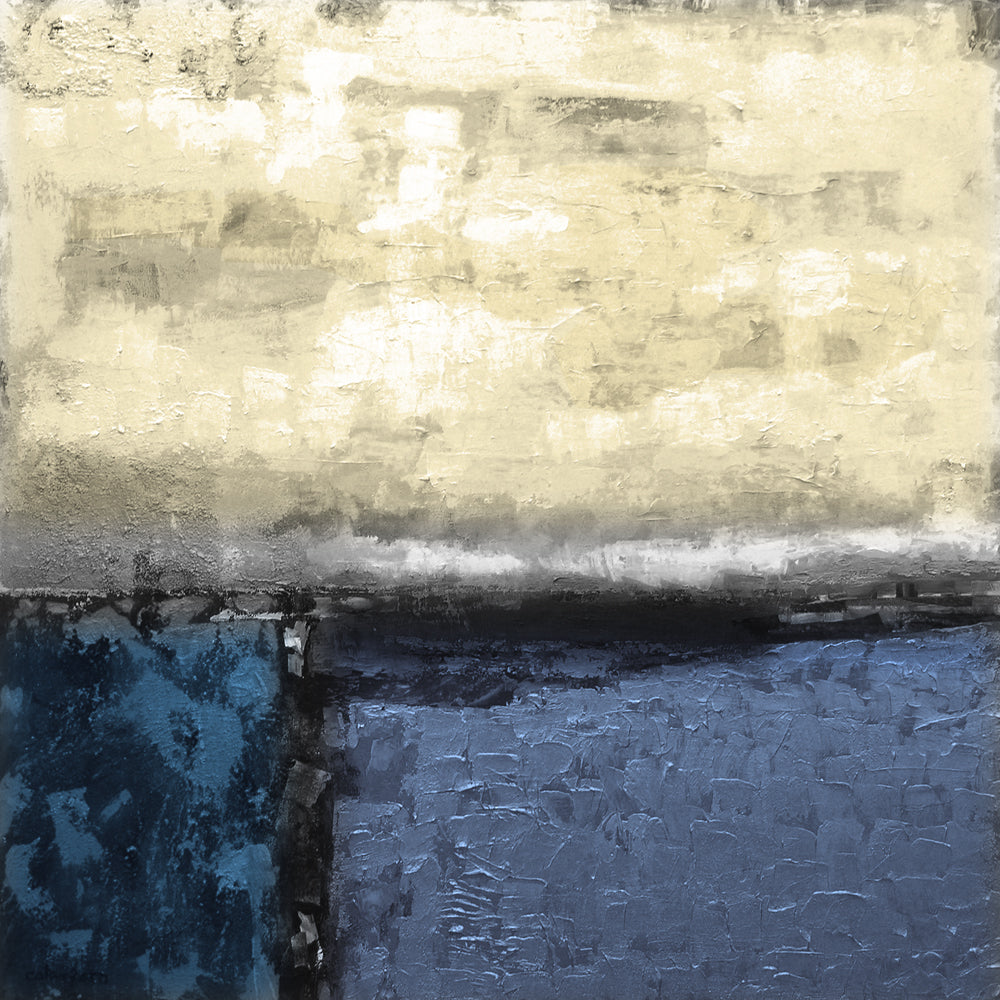&nbsp;Our neutral colored landscape canvas print is available in multiple sizes and based on the original painting "Seashore Bluff"