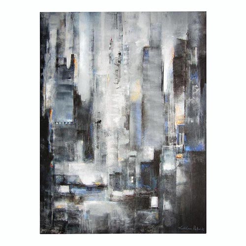 Custom abstract art cityscapes are available from our artists. 
