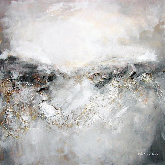 Neutral Colored Abstract Canvas Wrap Print