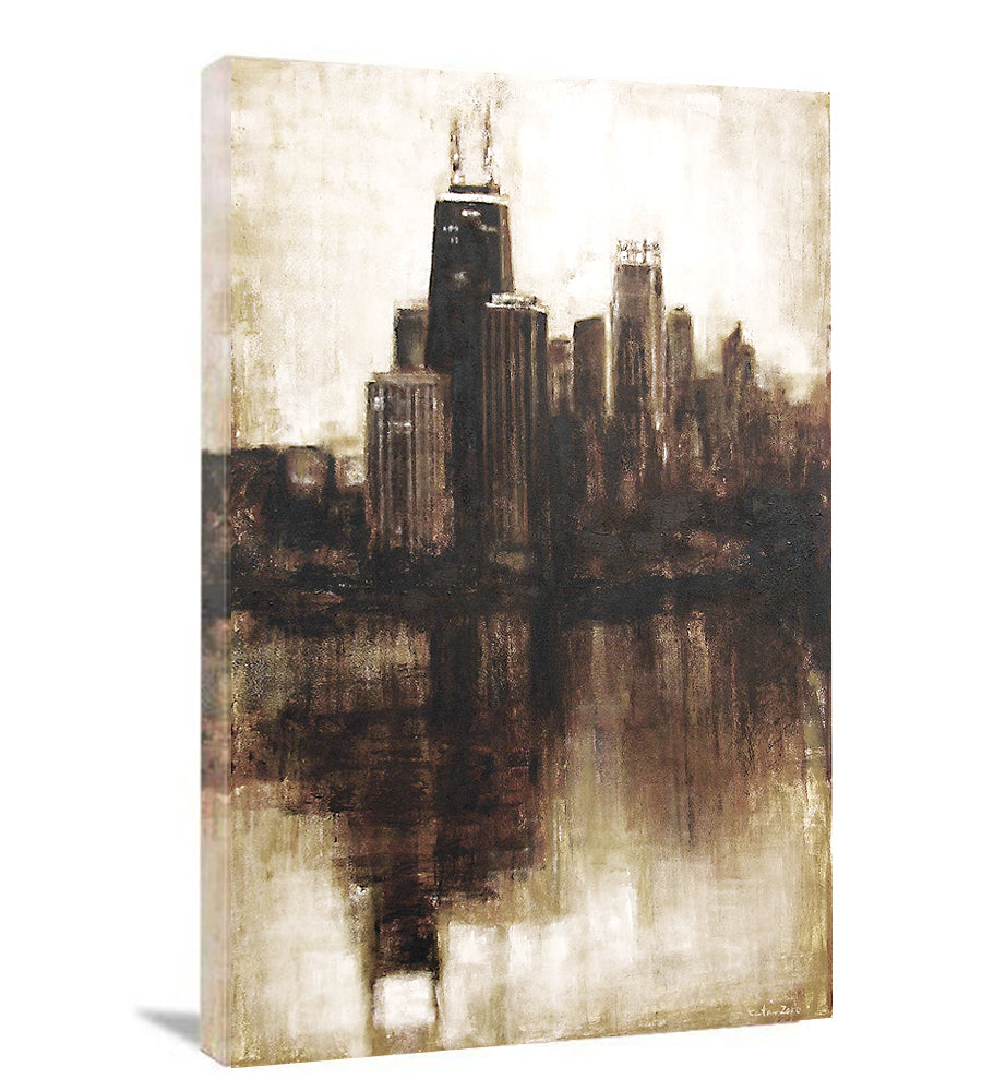 City of Chicago - Skyline Canvas Art Print