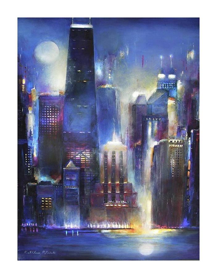 Custom Paintings Of Chicago. Created By Chicago "Artists of the Year". From Abstract Cityscapes to Pictorial - Your Chicago Skyline Is Designed Just For You.