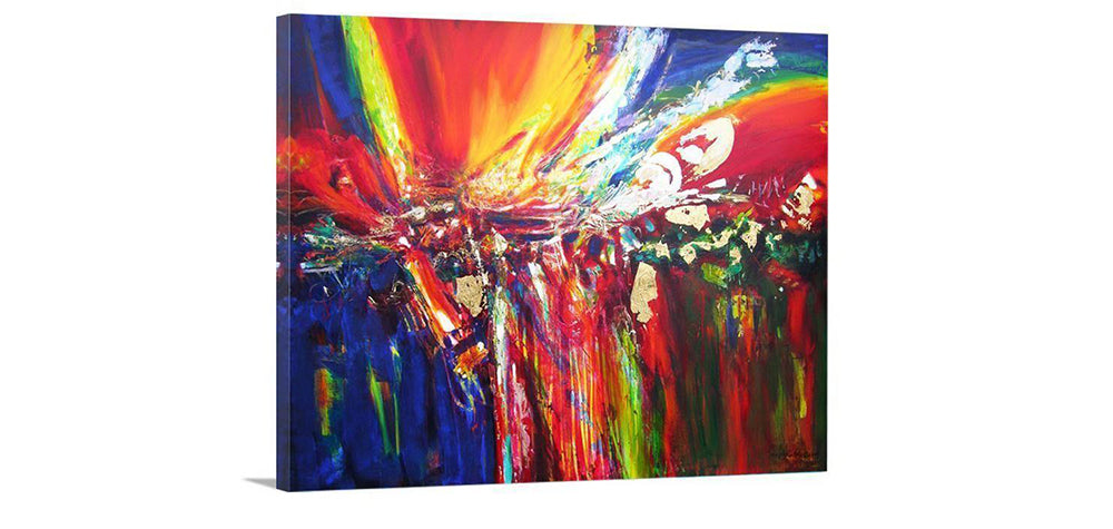 A Colorful Abstract Painting Prit- Flying in a Dream