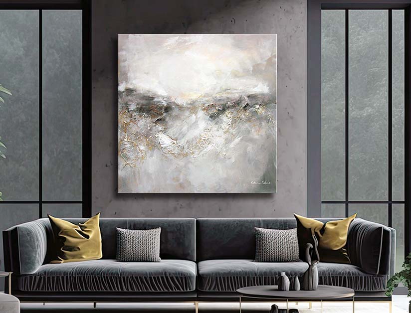 Our one of a kind custom artwork will give your home a stunning unique contemporary accent.
