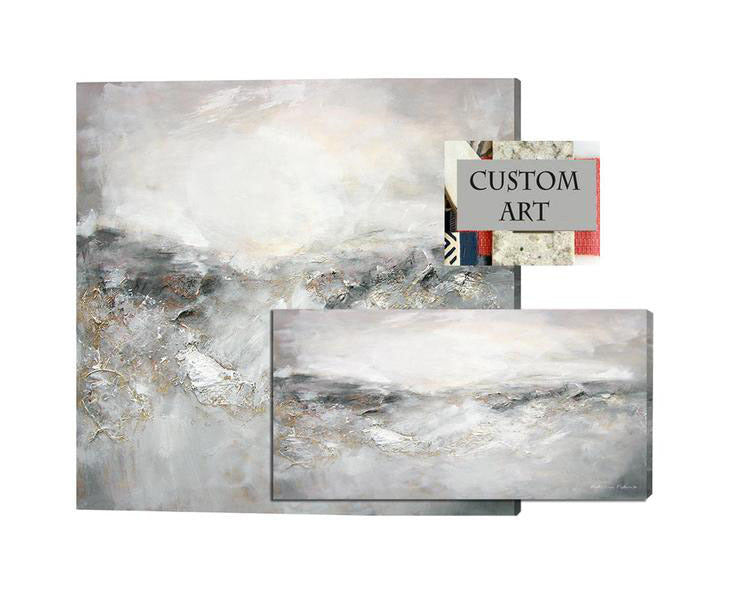 Large custom contemporary paintings on canvas. 