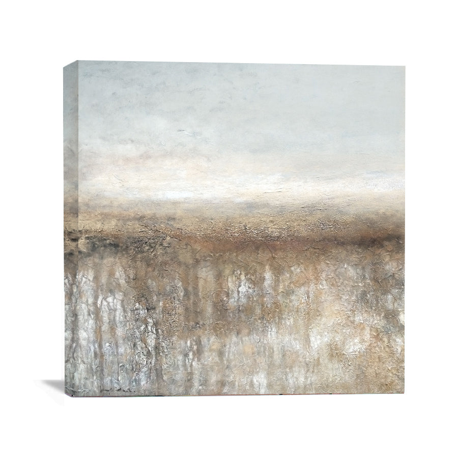 Neutral Colored Abstract Canvas Wrap Print
