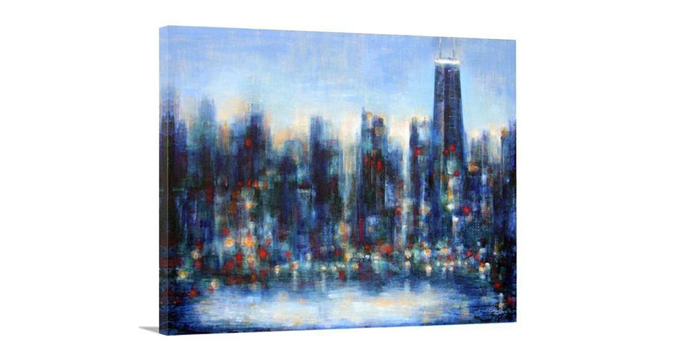 Chicago Skyline Canvas Print - "Chicago - Today" - Chicago Skyline Art