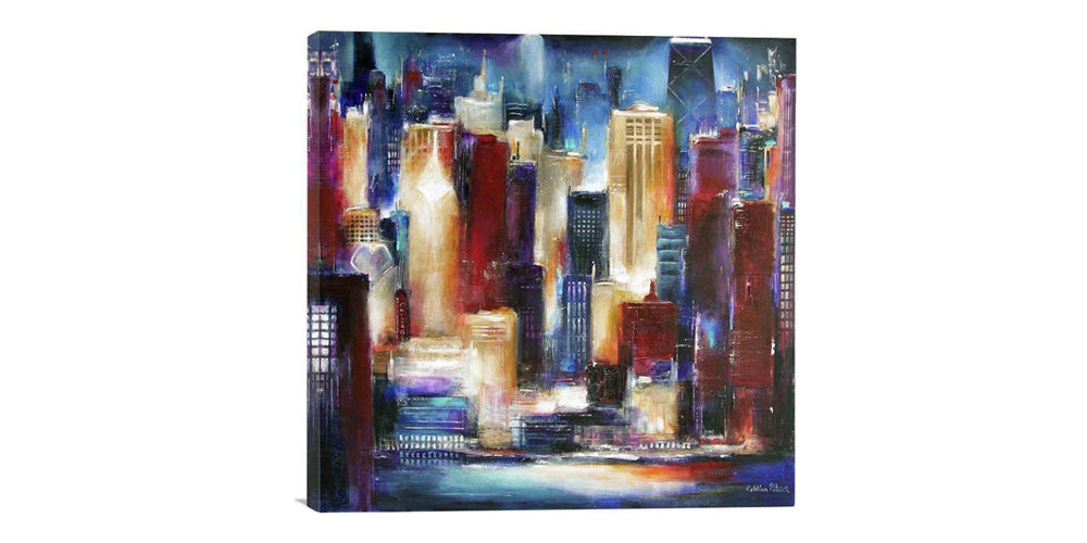 Windy City Skyline canvas art print