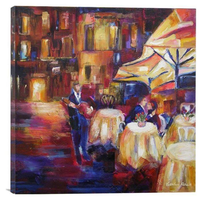 Romantic Musical Canvas Art Print - "Serenade"