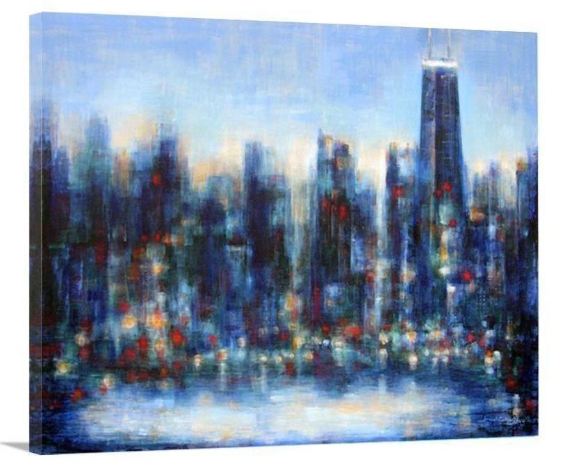 Chicago Skyline Canvas Print - "Chicago - Today" - Chicago Skyline Art