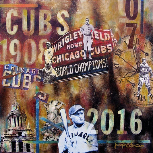Chicago Cubs 2016 World Series Canvas Print