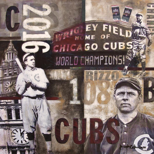 Chicago Cubs 2016 World Series Canvas Print