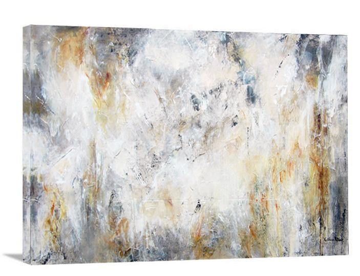 Abstract Neutral Print - "Secrets of Time" - Chicago Skyline Art