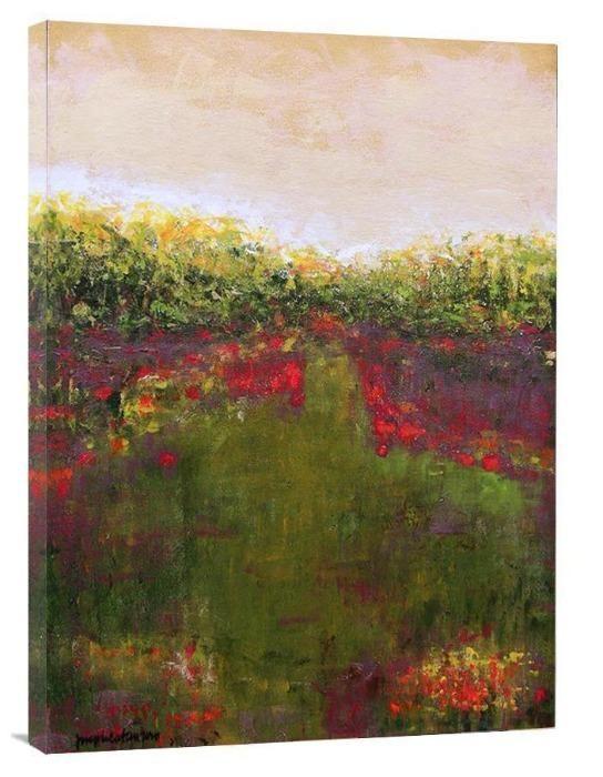 Landscape Painting Print - "Summer Garden" - Chicago Skyline Art