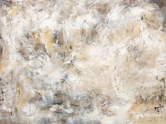 Neutral Abstract Painting Print