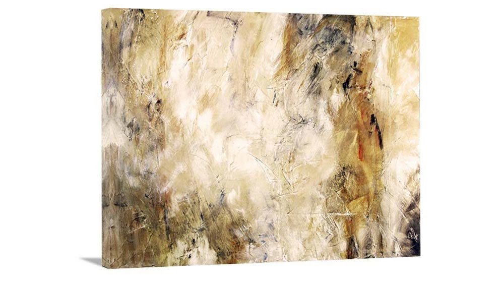 Contemporary Abstract Art Print on canvas in neutral colors